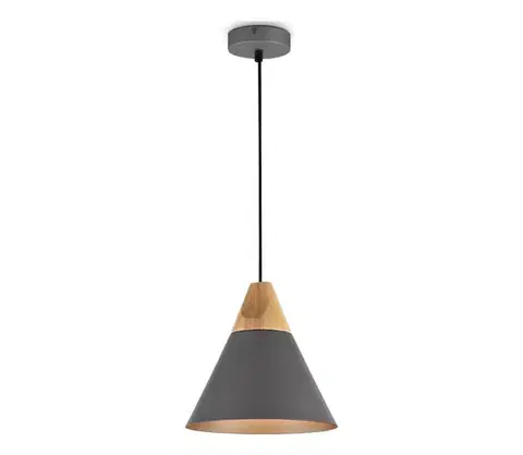 Svietidlá Maytoni P359-PL-220-C-Luster na lanku BICONES 1xE27/60W/230V pr. 22cm šedá/béžová P359-PL-220-C