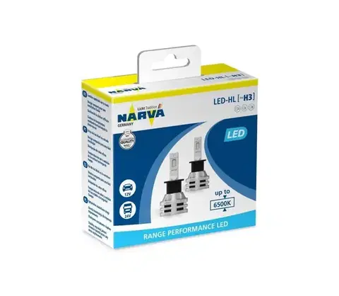 Žiarovky SADA 2x LED Autožiarovka H3 PK22s/19W/12V 6500K - Narva 18058RPNVAX2 NAR-18058RPNVAX2