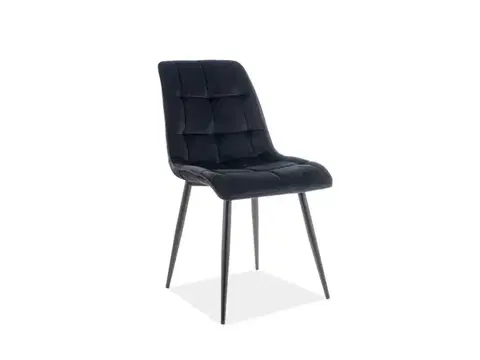 Jedálenské zostavy Jedálenská stolička CHIC VELVET Signal
