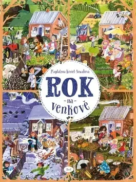 Leporelá, krabičky, puzzle knihy Rok na venkově - Magdalena Koziel-Nowaková