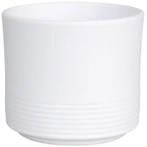Záhrada Obal Valca Rille 992 14 cm biela