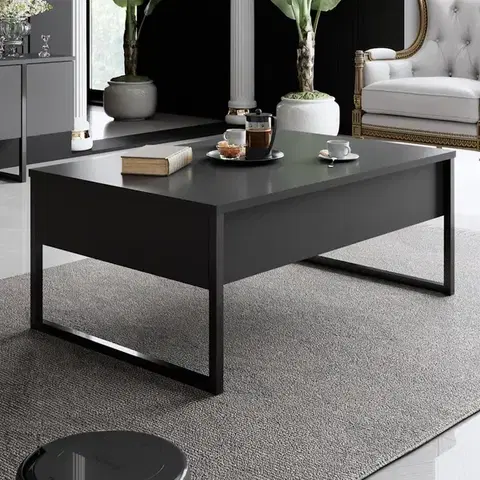 Konferenčné stolíky Konferenčný stolík Luxe - Anthracite, Black