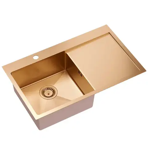 Kuchynské drezy Quadron Quadron - Oceľový drez RUSSEL 111 Copper HB7912PVDBSC1