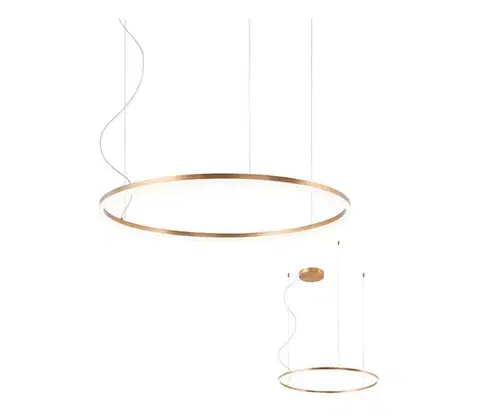 Svietidlá Redo 01-4877 - LED stmievateľný luster na lankách ORBIT LED/55W/230V 2700/3000K bronz 01-4877