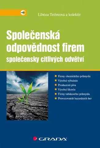 Podnikanie, obchod, predaj Společenská odpovědnost firem společensky citlivých odvětví - Liběna Tetřevová