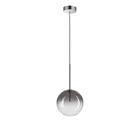 Svietidlá Ideal Lux - LED Luster na lanku EQUINOXE 1xG4/2W/230V pr. 20 cm chróm/dymová 345369
