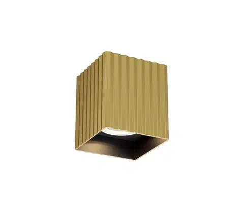 Svietidlá Redo 01-3408 - Bodové svietidlo DELPHI 1xGU10/7W/230V 8,1x8,1 cm zlaté 01-3408