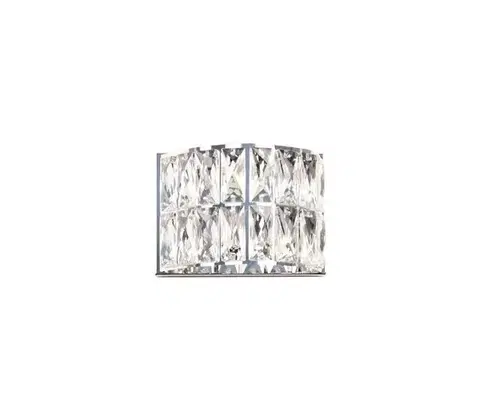 Svietidlá MAXLIGHT W0204 - Nástenné svietidlo DIAMANTE 1xG9/42W/230V chróm W0204