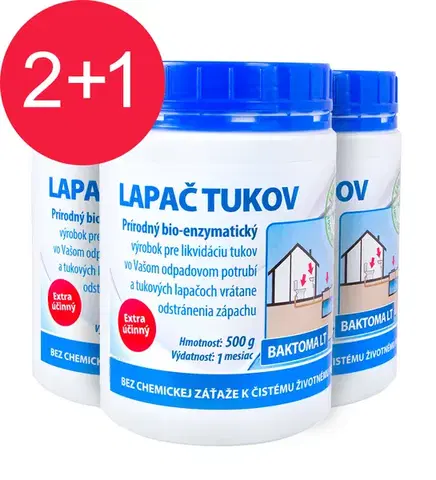 Upratovanie Baktérie pre rozklad tukov v sifónoch, potrubiach, tukových lapačoch - Baktoma TL 0,5kg