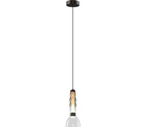 Svietidlá  LED Luster na lanku LUCCO LED/13W/230V pr. 15 cm dymová ML1417