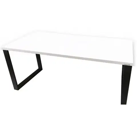 Kancelárske stoly Písací Stôl Low Loft Biely 160x80x3,6 Model 0