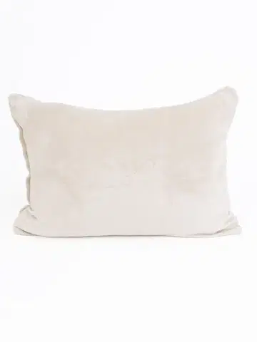 Dekoračné obliečky MKLozkoviny.sk Obliečka na vankúš mikroplyš Exclusive 40 × 60 cm - Laura prírodná-  -