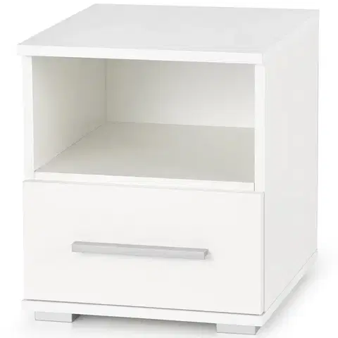 Nočné stolíky HALMAR Lima SN1 nočný stolík biely lesk