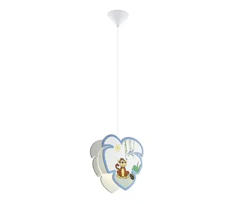 Svietidlá Eglo 96952 - Detský luster na lanku LOUIE 1xE27/60W/230V 96952