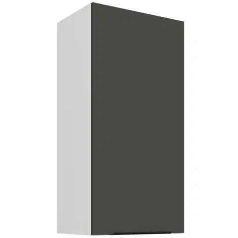 Kuchynské skrinky visiace Kuchynská skrinka Aria-GR/WH anti fingerprint 45G-90 1F