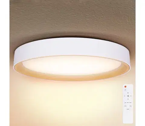 Svietidlá BRILAGI - stmievateľné LED stropné svietidlo LARIOS, 72 W, 230 V, biela, pr. 59 cm + diaľkový ovládač WO800-OEM17-60