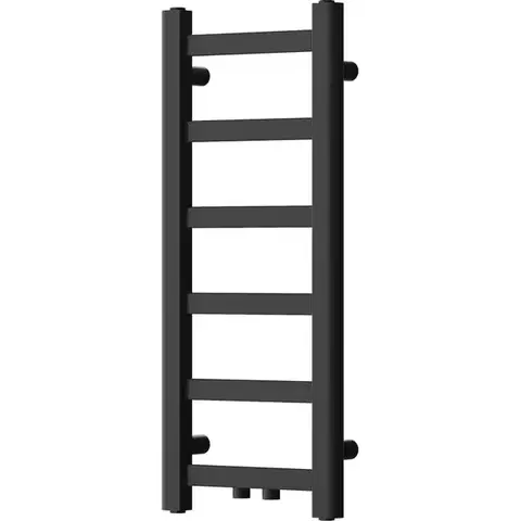 Radiátory do kúpeľne MEXEN - Bolt vykurovací rebrík/radiátor 700 x 300 mm, 141 W, čierna W126-0700-300-00-70
