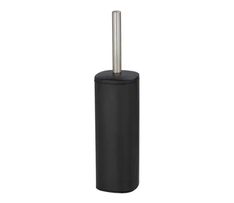 Svietidlá WENKO 24778100 - WC kefa ALASSIO 9,3 x 39,2 cm nerez/čierna 24778100