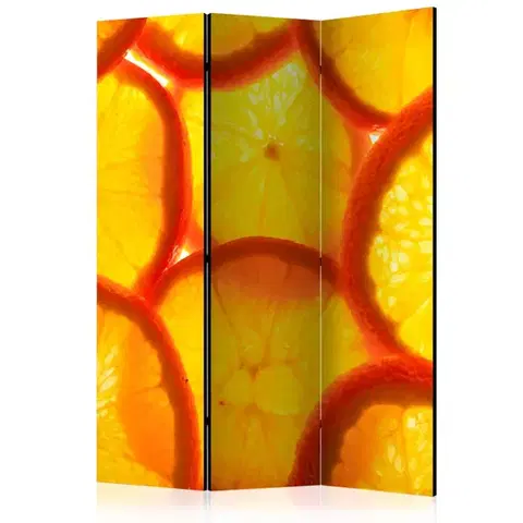 Paravány Paraván Orange slices Dekorhome