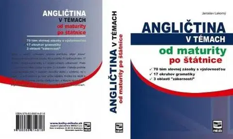 Učebnice a príručky Angličtina v témach od maturity po štátnice - Jaroslav Lakomý