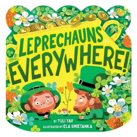 Leporelá, krabičky, puzzle knihy Leprechauns Everywhere! - Yuli Yav