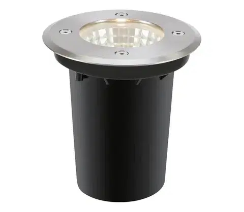 Záhradné lampy Markslöjd 108536 - LED vonkajšie zapustené svietidlo GARDEN24 LED/6,2W/24V IP44 matný chróm 108536