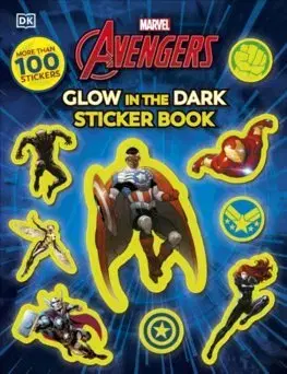 Nalepovačky, vystrihovačky, skladačky Marvel Avengers Glow in the Dark Sticker Book