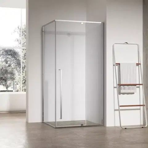 Sprchové kúty Sprchový kút obdĺžniková Zen 120x80x195 chróm