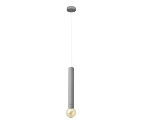 Svietidlá  LED Luster na lanku TUBA 1xGU10/20W/230V šedá W-KM 1117/1 GR