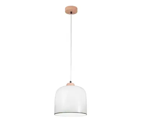 Svietidlá Kolarz A1352.31.G - Luster na lanku NONNA 1xE27/60W/230V dub/biela/zelená A1352.31.G