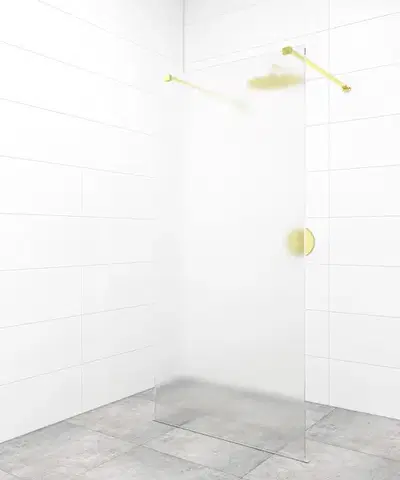 Sprchové dvere Sprchová zástena Walk-in 120 cm SAT vo farbe profilu zlatá SATBWI120MSZAVZ SATBWI120MSZAVZ