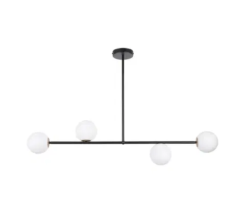 Svietidlá  Luster na tyči GAMA 4xG9/12W/230V čierna 33188
