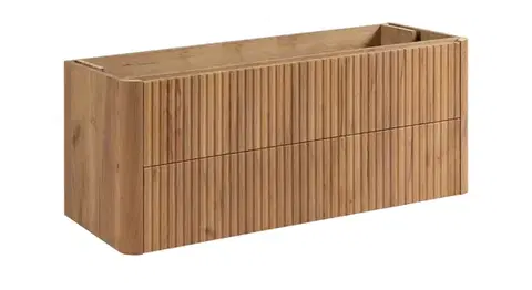 Skrinky do kúpeľne Elvisia Skrinka pod umývadlo LINEA Oak craft | 120 cm