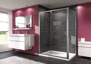 Sprchovacie kúty HUPPE - Sprchové dvere 100x90 cm Hüppe Next SIKONEXTD2100STE90 SIKONEXTD2100STE90