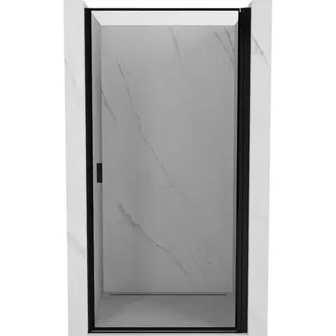 Sprchovacie kúty MEXEN - MIST dverná časť (1d) 90x200 cm 6mm čierna, okraj, pravé 8A2-090-000-70-70-P