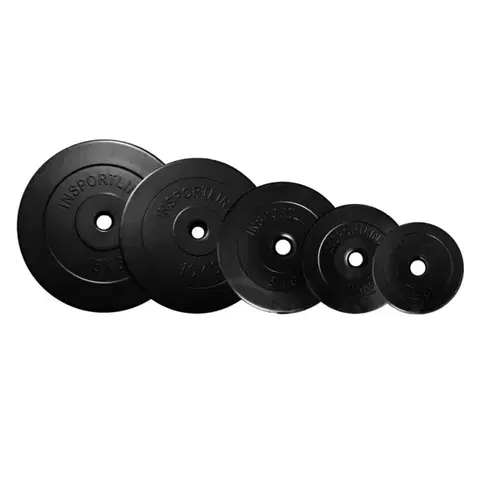 Závažia k činkám Sada 2x5ks cementových kotúčov inSPORTline CEM 2x 1,25-15 kg 30 mm