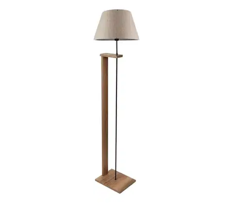 Lampy  Stojacia lampa AYD 1xE27/40W/230V béžová/hnedá 780SGN2610