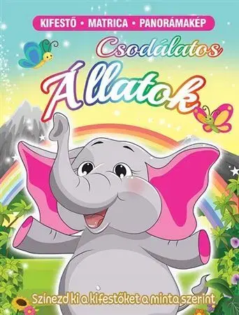 Nalepovačky, vystrihovačky, skladačky Csodálatos állatok