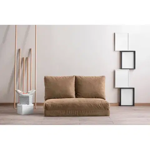 Pohovky a gauče Dvojmiestna rozkladacia pohovka Taida - Light Brown