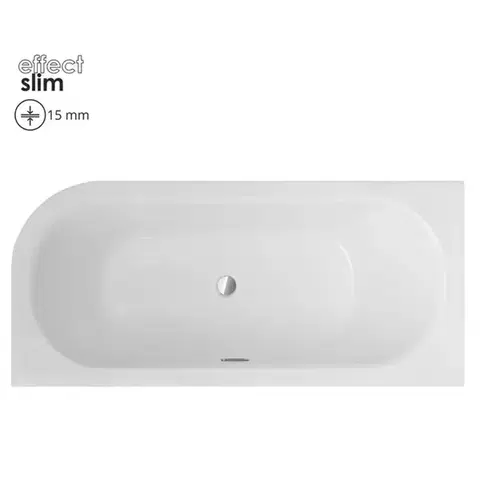 Vane a vaňové zásteny Vaňa Avita Slim+150/75 Ľ + nohy