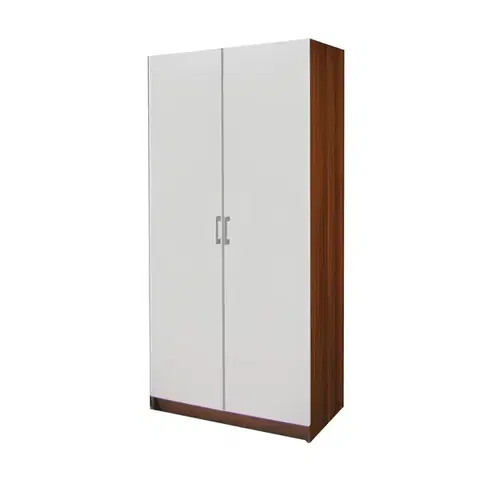 Skrine Skriňa ESO 2-dverová 61520 orech/biela