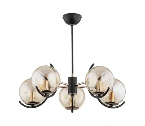 Svietidlá  Luster na tyči AVERS 5xE14/40W/230V 28615