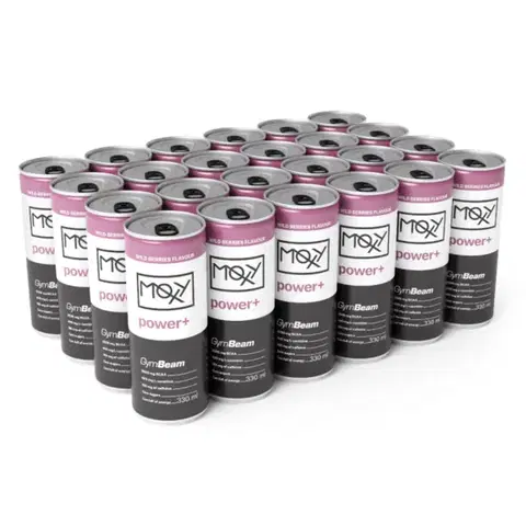 BCAA GymBeam MOXY power+ Energy Drink lesné ovocie