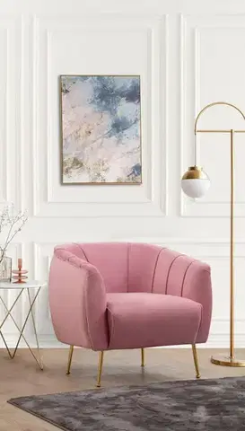 Kreslá Kreslo ušiak Istiridye - Rose