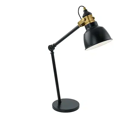 Lampy Eglo 49523 - Stolná lampa THORNFORD 1xE27/40W/230V 49523