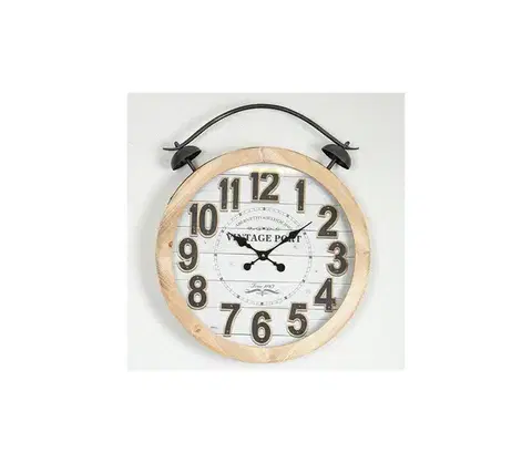 Predlžovacie káble Eurolamp Nástenné hodiny 1xAA pr. 50 cm béžová 753-13038