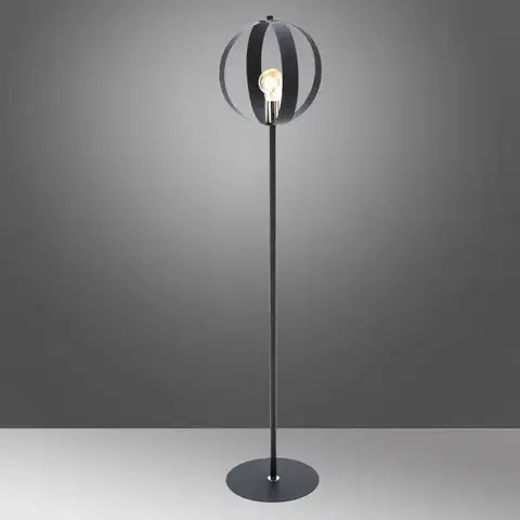 Moderné lampy do obývačky Stojanové svietidlo Livia 6024P-H02-06 čierne zlato  LP1