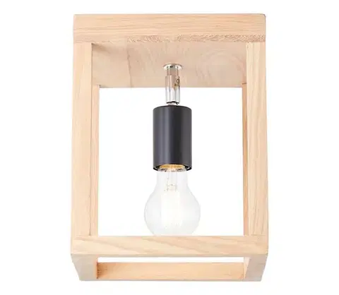 Svietidlá Brilliant - Stropné svietidlo NEREA 1xE27/15W/230V dub 99436/35