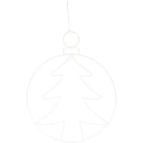 Vianočné dekorácie Vianočná závesná LED dekorácia Kerstball Tree 250 LED, 48 cm