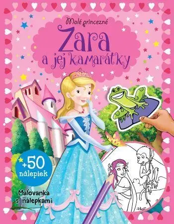 Nalepovačky, vystrihovačky, skladačky Malé princezné – Zara a jej kamarátky
